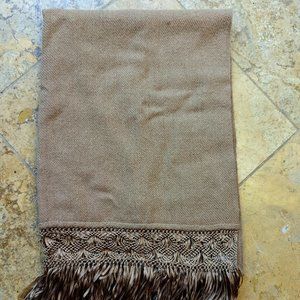 NWT- Beige Italian Scarf